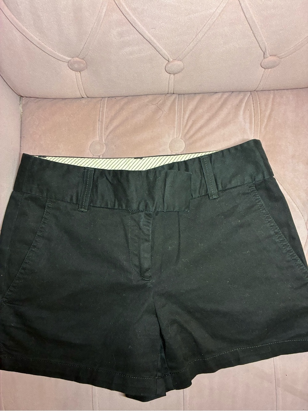 LOFT Black Casual Chino Shorts - fits like a sz 4